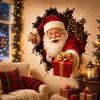 1Pc Santa Claus Wall Sticker Self-Adhesive Vinyl Decal Christmas Decoration Diy Living Room Bedroom Window Glass Cover Scratches