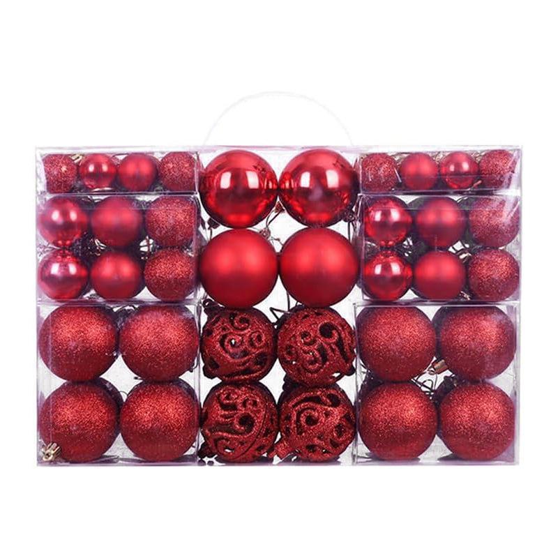100pcs Christmas Decor Baubles Tree Xmas Balls Party Wedding Ornament Party Supplies Xmas Ornament Ball Xmas Baubles