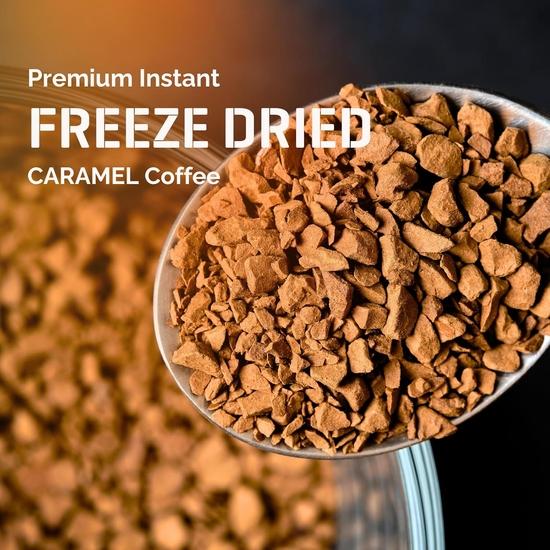 Bornow Caramel Coffee™ | Nutrition 360, 100% Pure Arabica | Infused With 13 Vitamins & Panax Ginseng Extract | Premium Instant Wellness Coffee, 50 Gms