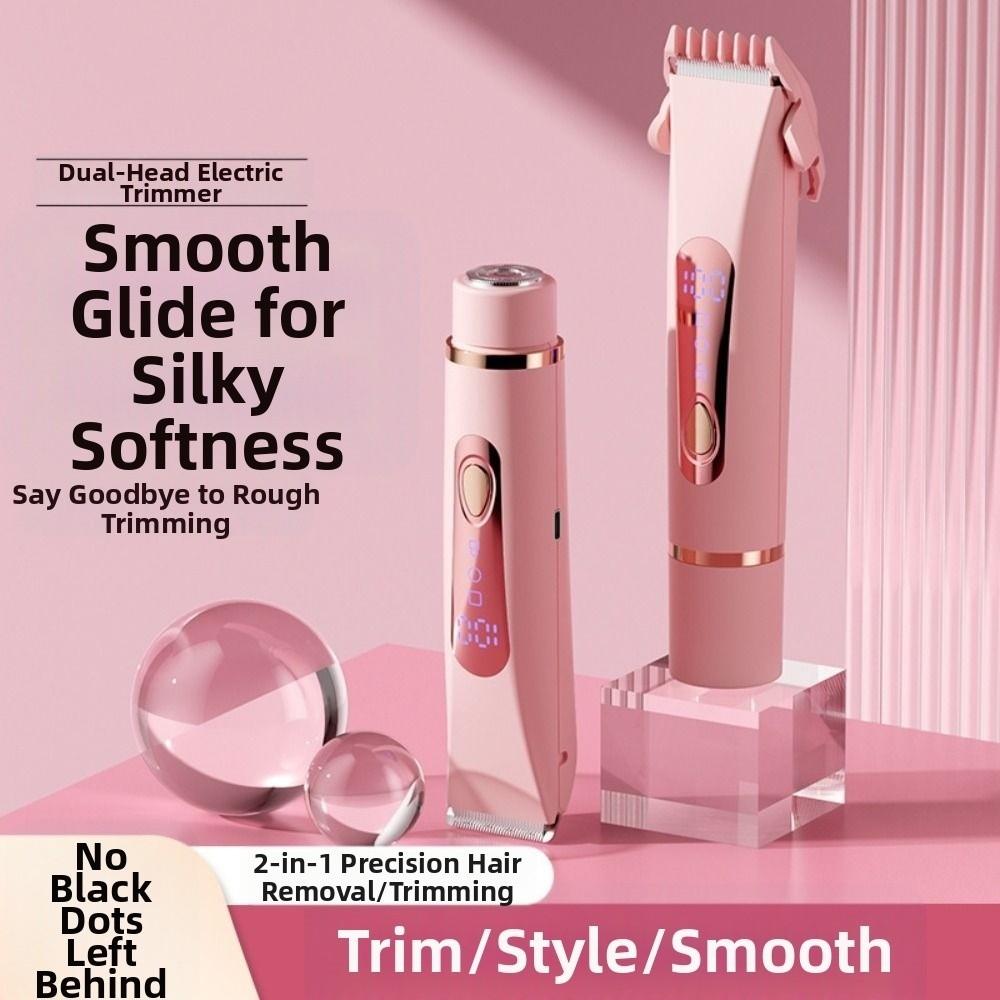 Double-headed Electric Hair Remover 2 in 1 Hair Removal Device Electric Razor Bikini Trimmer  Legs