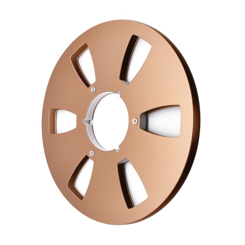 Professional Aluminum Reel 6 Hole Design For 1/4Inch 10.5 Open Tape Recording Disk Accessory
