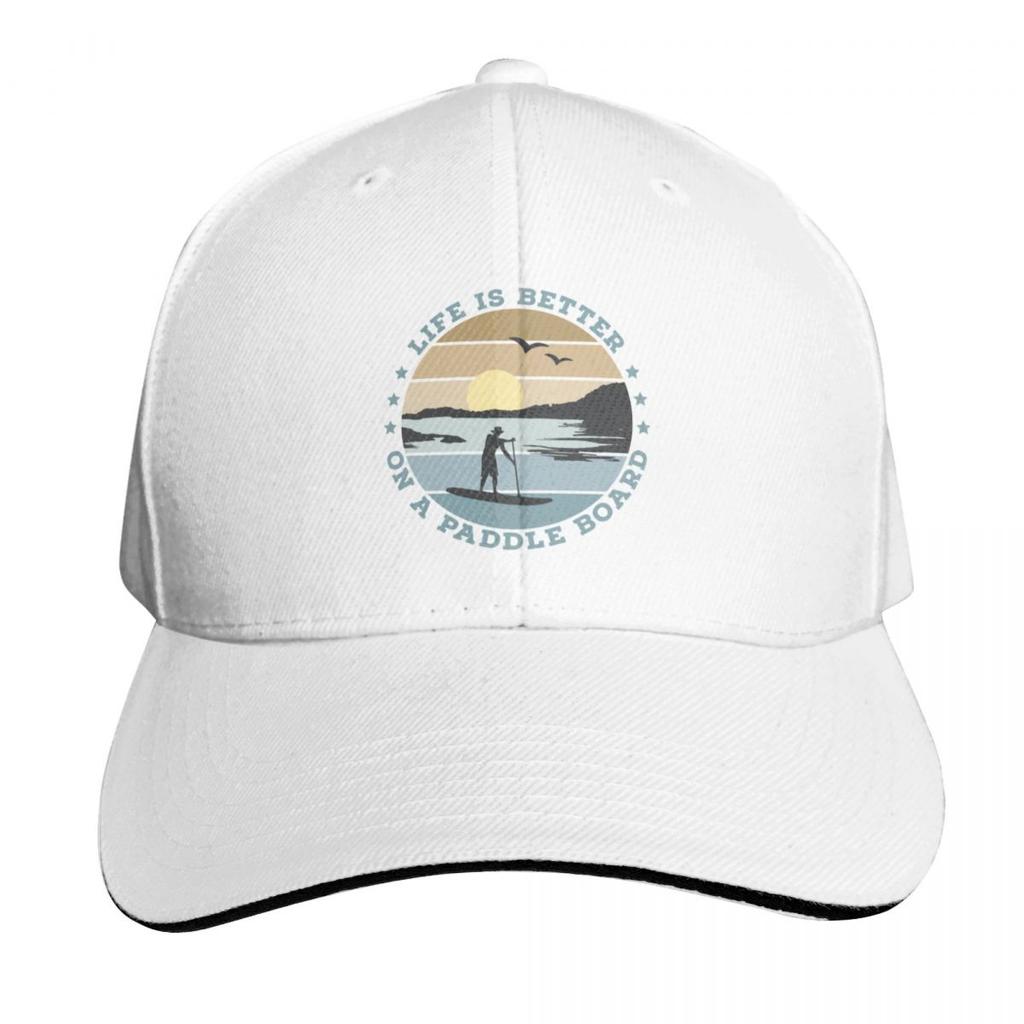 SUP Life is better on a paddle board (Unisex) Baseball Cap Hip Hop fashionable Hat Luxury Brand Trucker Cap Women Unisexs