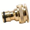 2Pcs Brass Hose Tap Connector 3/4" 1/2" Garden Threaded Water Pipe Adapter Fitting Faucet Connector Accessories