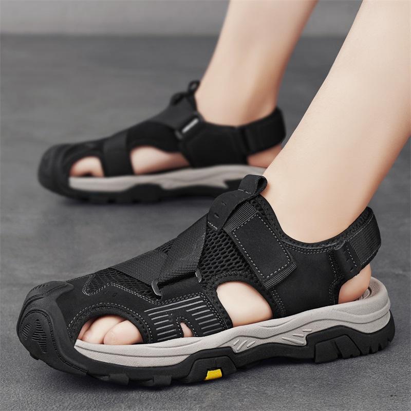 Fashion Fashion Light Casual Sneakers Mens Beach Sandals 2025 Summer Gladiator Mens Sandals Outdoor Roman Sandals Breathable Men Shoes
