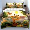 "Cartoon Giraffe Nursery Decor Set" Soft Comfortable Duvet Cover Bedding Set Included 1*Duvet Cover & 2*Pillowcases Gift