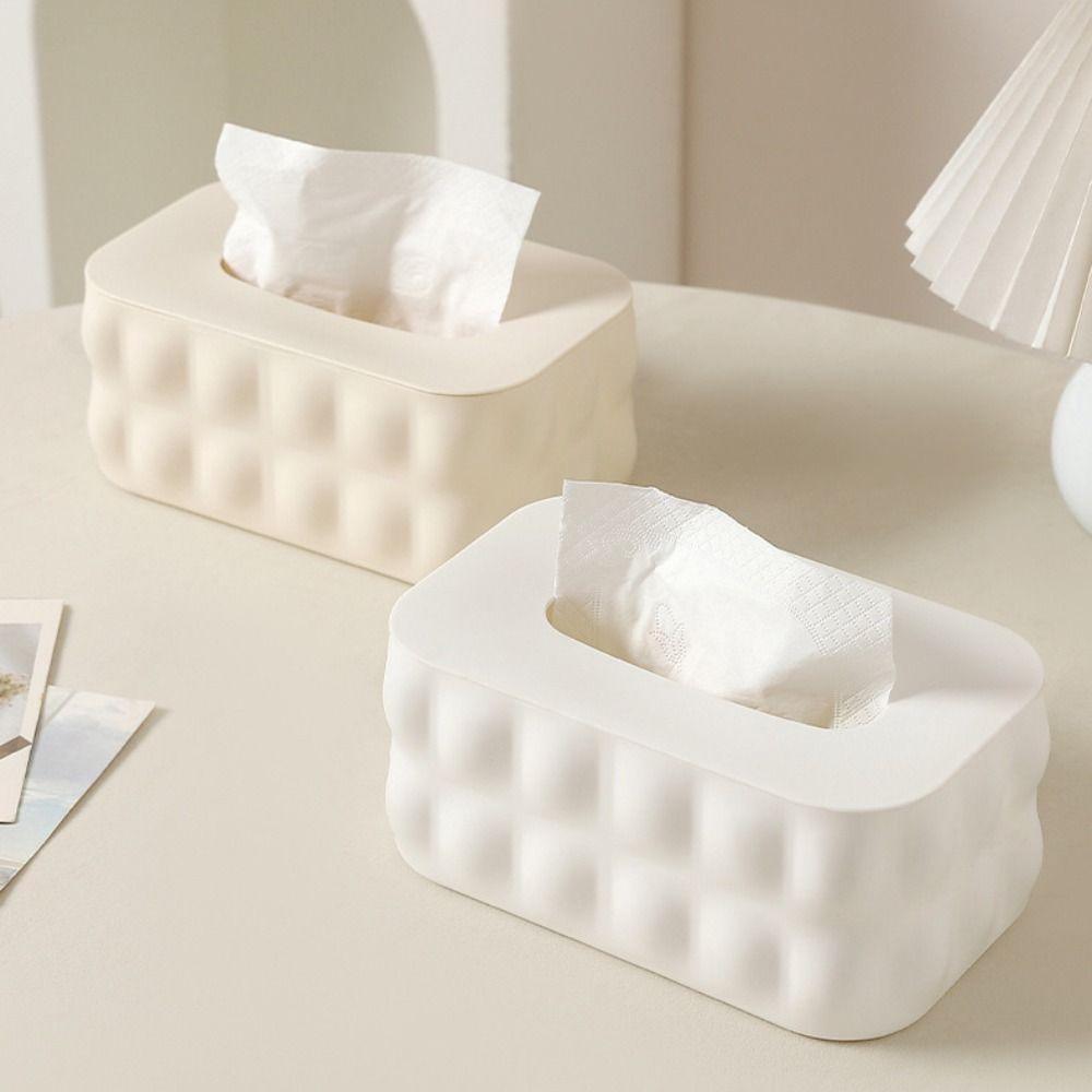 With Cover Napkin Box Simplicity Paper Storage Holder Toilet Tissue Box  Home Use