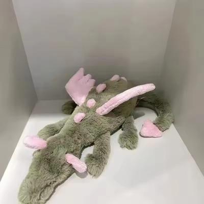 Ungiftiger 55 cm großer Matcha-Drache und lila Drache als Schlüsselanhänger-Plüschtier – süßes und beruhigendes Kuscheltier, ideales Geschenk für die Feiertage (Größe S/S).