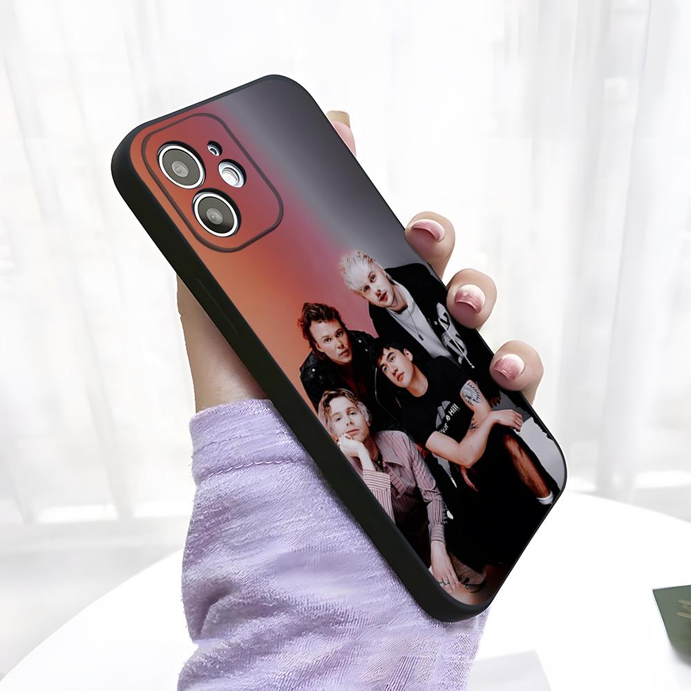 

Hot Band 5SOS Phone Case For IPhone 17 Pro Max 15 Pro 16 14 Plus 12 13 Mini 11 Pro Shockproof Soft Cover iPhone11 ProMax