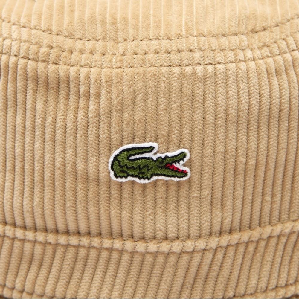 Lacoste Unisex Corduroy Cotton Bucket Hat Rk2934 54n 02s