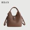 Ladies Messenger Bag Large Capacity All-Match Casual Commuter Bucket Bag Portable