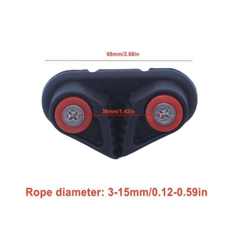 Easy To Use Nylon Kayak Camshaft Cleat for Secure Rope Holding Various Outdoor Adventures Effortlessly Rope Adjustment