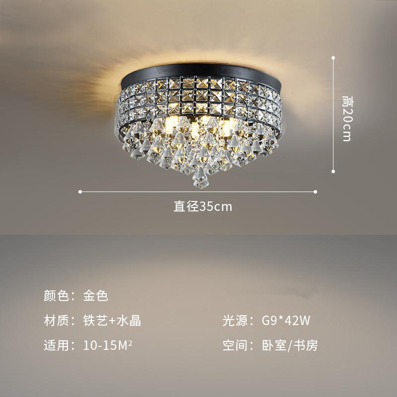 Factory wholesale luxury high-end lighting fixtures wholesale crystal led modern living room Ceiling Lights