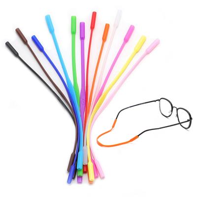 1Pc Eyeglasses Straps Elastic Silicone Sunglasses Chain Sports Anti-Slip String Glasses Ropes Band Cord Holder Candy Color