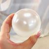 Perlweiß Squishy Stressball Knuspriges Quetschspielzeug Langsam aufsteigendes Sensorisches Fidget Spielzeug Dekompressionsgeschenk für Kinder Erwachsene