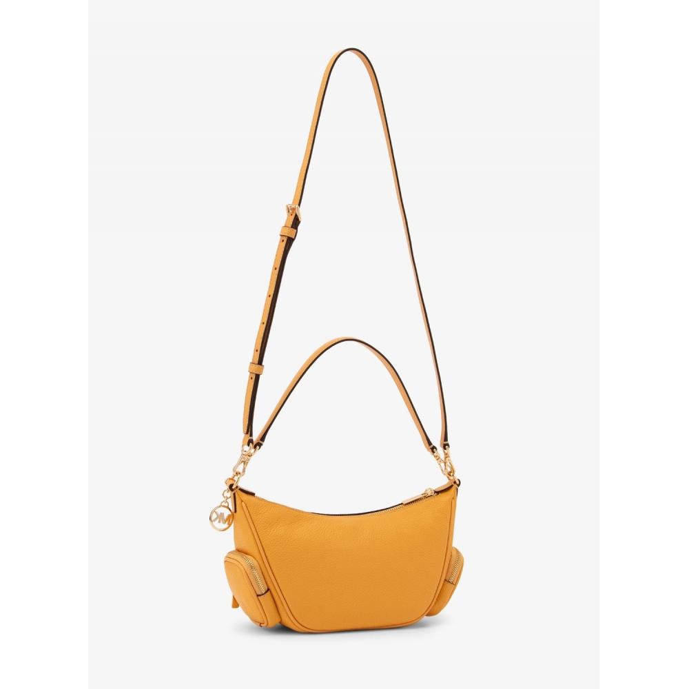 Michael Kors Merritt Convertible Pocket Crossbody Small 35r6g0wc1l3469 Honey Wheat