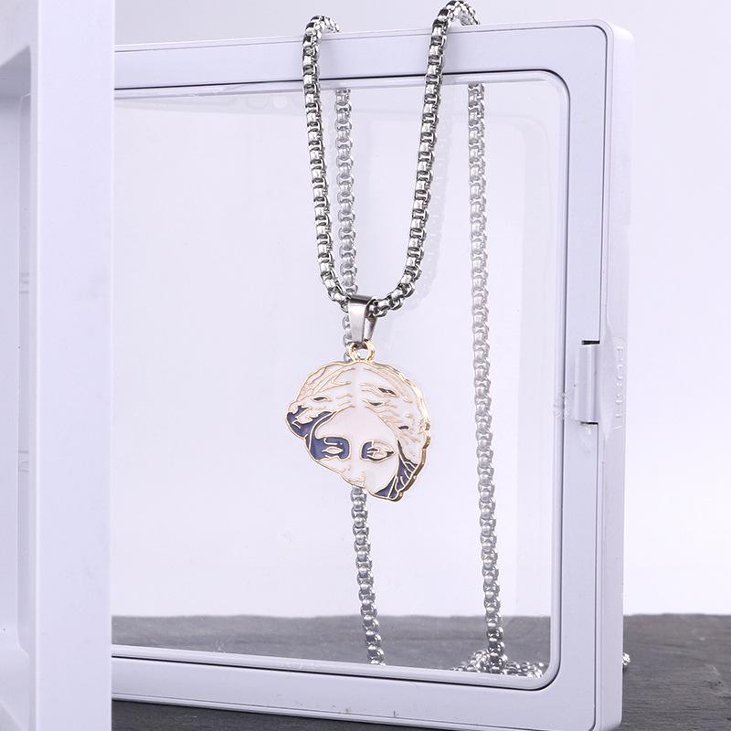 Модная мужская хип-хоп подвеска из нержавеющей стали