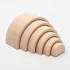 Rainbow Wooden Building Blocks: Early Education Stacking Toy & Children's Room Decor
