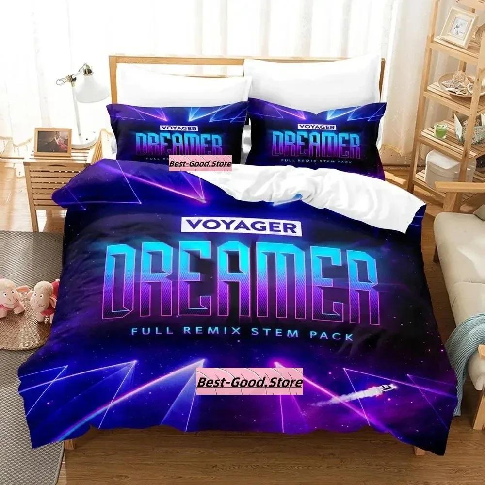 

Comforter Hip Hop Voyager Promise Bedding Set Cartoon Anime Three-Piece Set Adult Kid Bedroom s Drap De Lit Luxe Comforter (quilt)-EU Single(135*200cm)3pcs