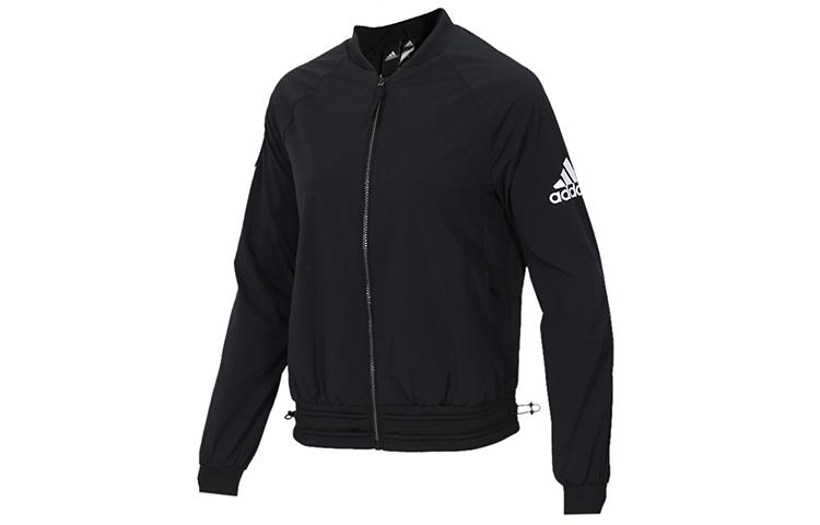 Adidas Jackets Women s Black Baseball Collar Moderate Other DW4586 L