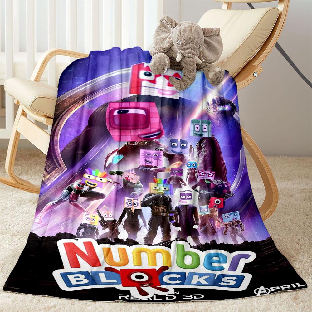Numberblocks Blanket Comfortable Perfect for Sofa Bed Couch for All Occasions Stylish Decor Ideal Gift For Birthday Valentine'S Day