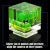 Triple 3 Axis Hot Shoe Bubble Spirit Level Compatible Compatible for Canon Nikon Pentax DSLR Camera