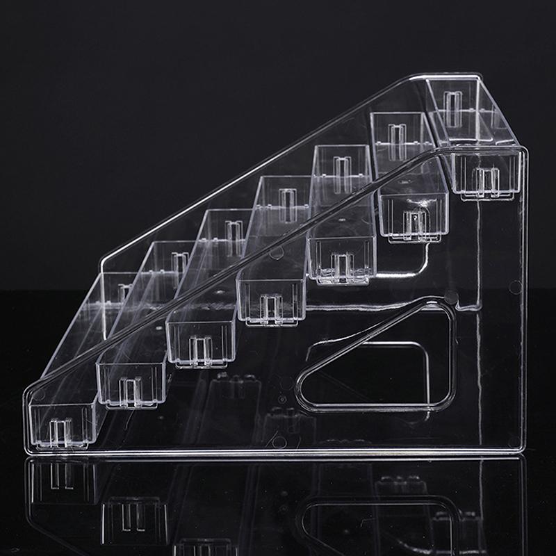 Acrylic 3/5/7 Layer Clear Acrylic Nail Polish Display Stand Nail Art UV Gel Shelf Cosmetic Eyeshadow Storage Rack Home Organizer