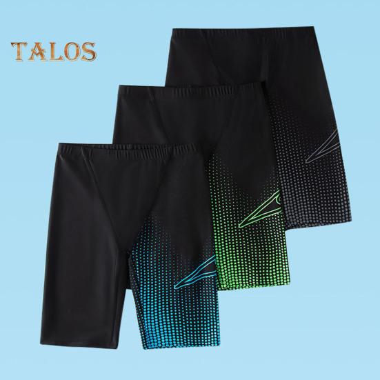 Men Swimming Trunks Beach Shorts High Elastic Breathable Waterproof Quick Dry Bathing Suit Anti-UV Snug Fit Swimming Trunks