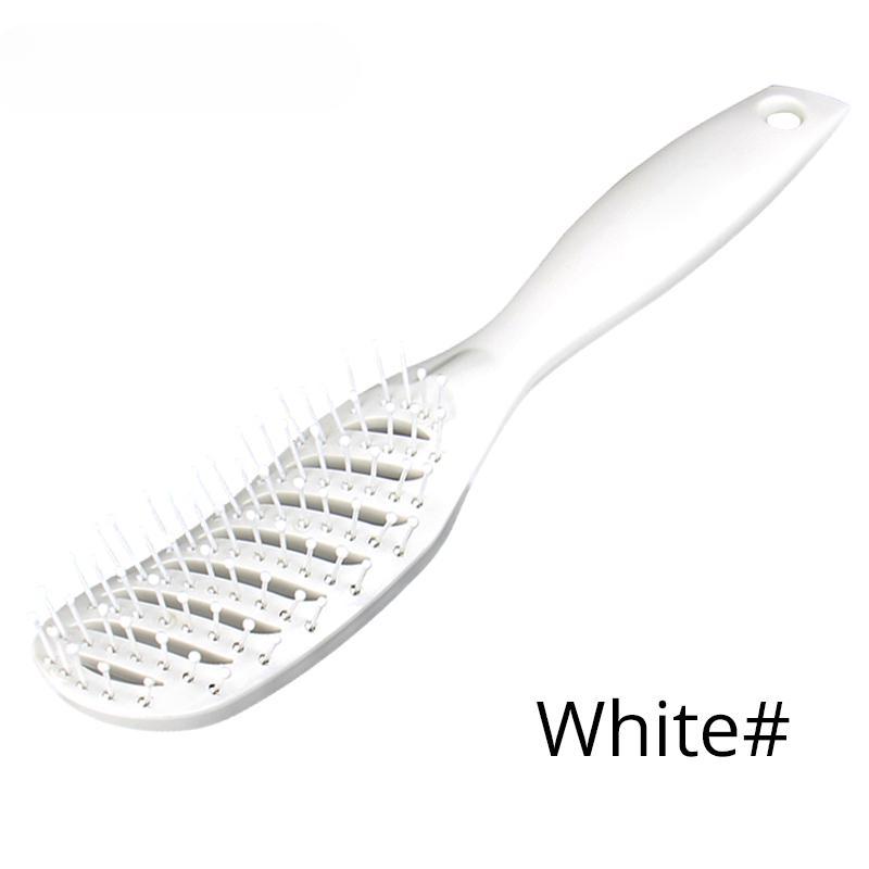 

Styling Curly Hair Brush Salon Massager Comb Brush Detangling Drying Brush Anti Static Curved Vent Brush Scalp Massage Comb