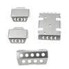 Ruitai Rc Crawler Chassis Armor 4 Pcs Stainless Steel No Damage Replacement Parts For 1/10 Scale Lc79 86160 Climbing Car Ly231