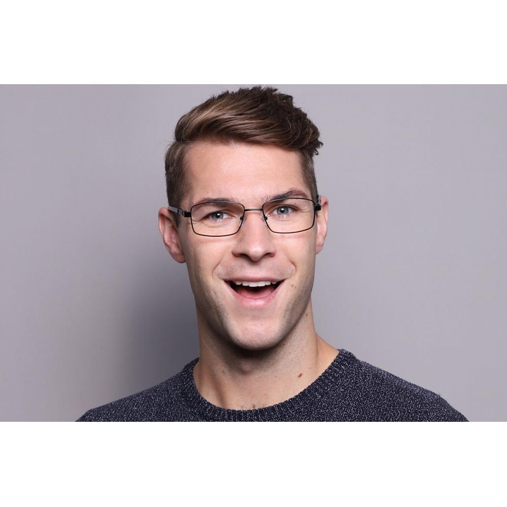 Full Rim Rectangle Black Smartbuy Collection Ivy 659a Fashion Unisex Eyeglasses