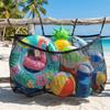Sac de piscine pliable Grande capacité Sac à suspendre pour la plage Sacs de rangement pour jouets d'enfants Vêtements