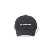PSSHOPPER Basic Logo Washed Ball Cap [Black]