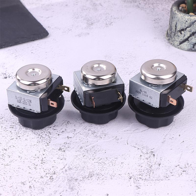 1ks 60/90/120minutový knoflíkový časový spínač pro mikrovlnnou troubu se zvonkem, mechanický časový spínač, díly pro teplou skříň, dezinfekční skříň, troubu