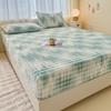 Plush Bedsheet Warm Fitted Sheet Soft Bed Linen for Winter Home Sheets Non-slip Bed Cover sabanas para cama (No Pillowcase)