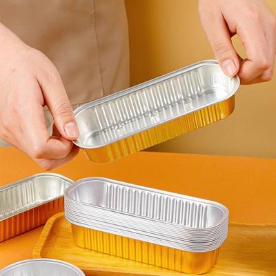 20/50Pcs Mini Loaf Pans Disposable Aluminum Tin Foil Pans with Clear Snap-On Lids Reusable Rectangle Foil Baking Pans for Cakes Snacks Meal Prep