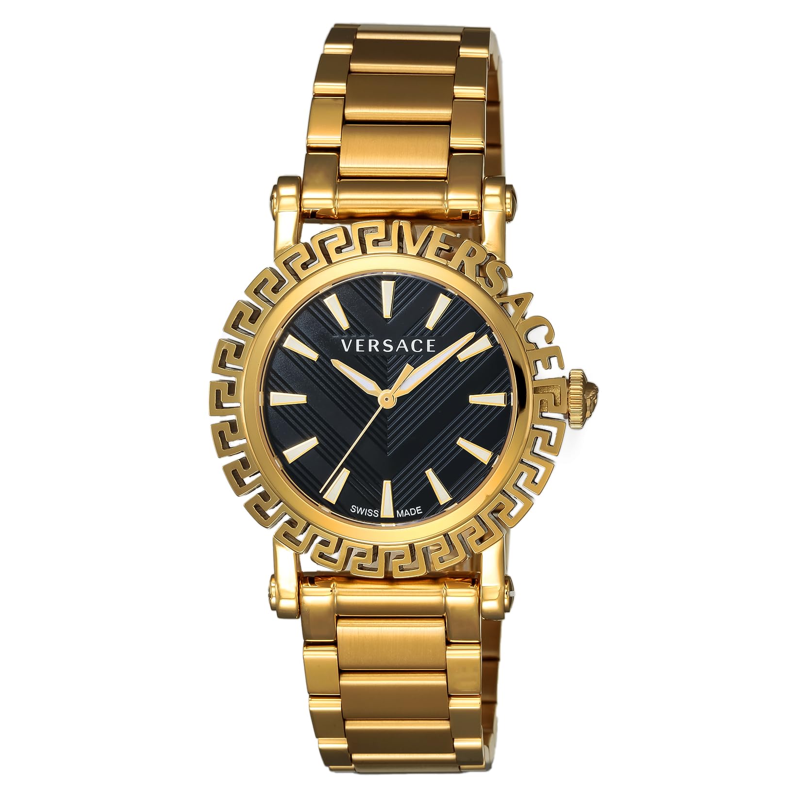 

Watch GRECA GLAM VE6D00323 Gold [Versace] Men s [Item] чорний