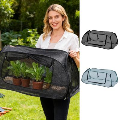 Raised Garden Bed Cover Mesh Flower Protector Barrier 45x19.6x17.7 Inch Plant Netting For Outdoor Gardening Vegetable Flower
