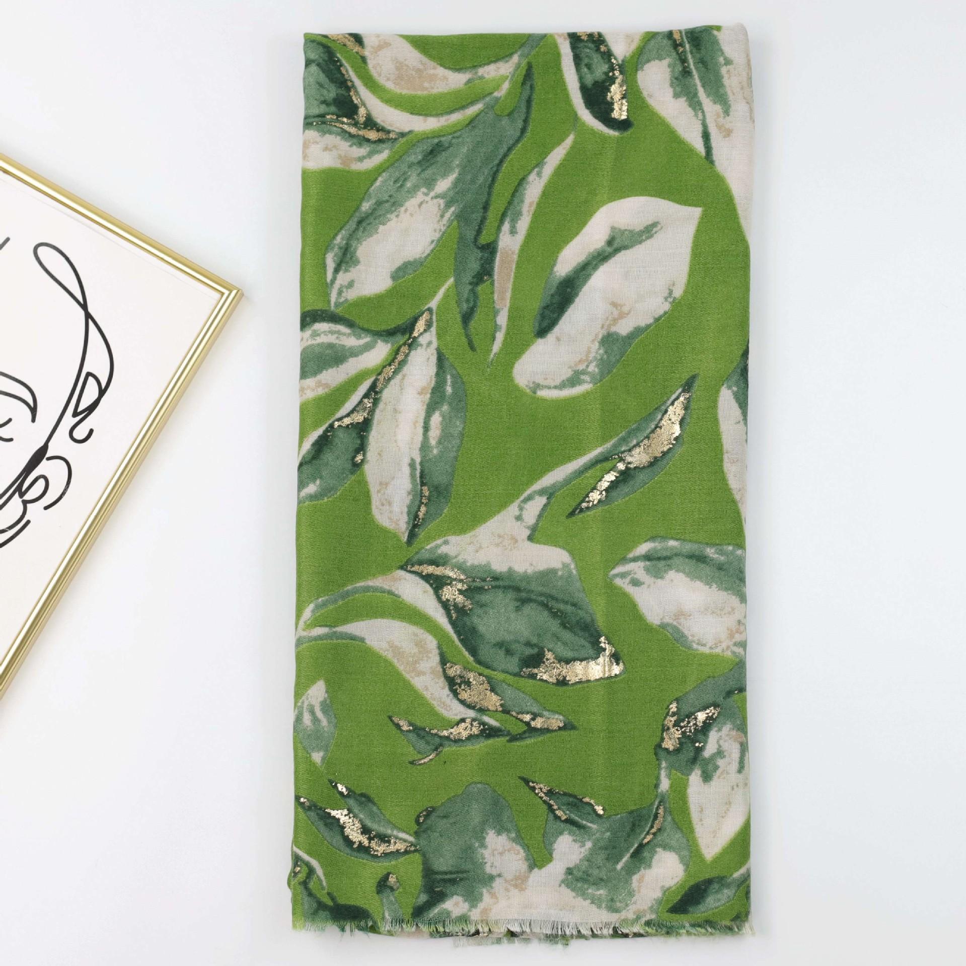 

2024 Весна и Осень Зима Новый Хлопок И Конопля Длинный Тонкий Шарф Путешествия Универсальный Солнцезащитный Теплый Шаль Для Женщин 88*180cm зелёный