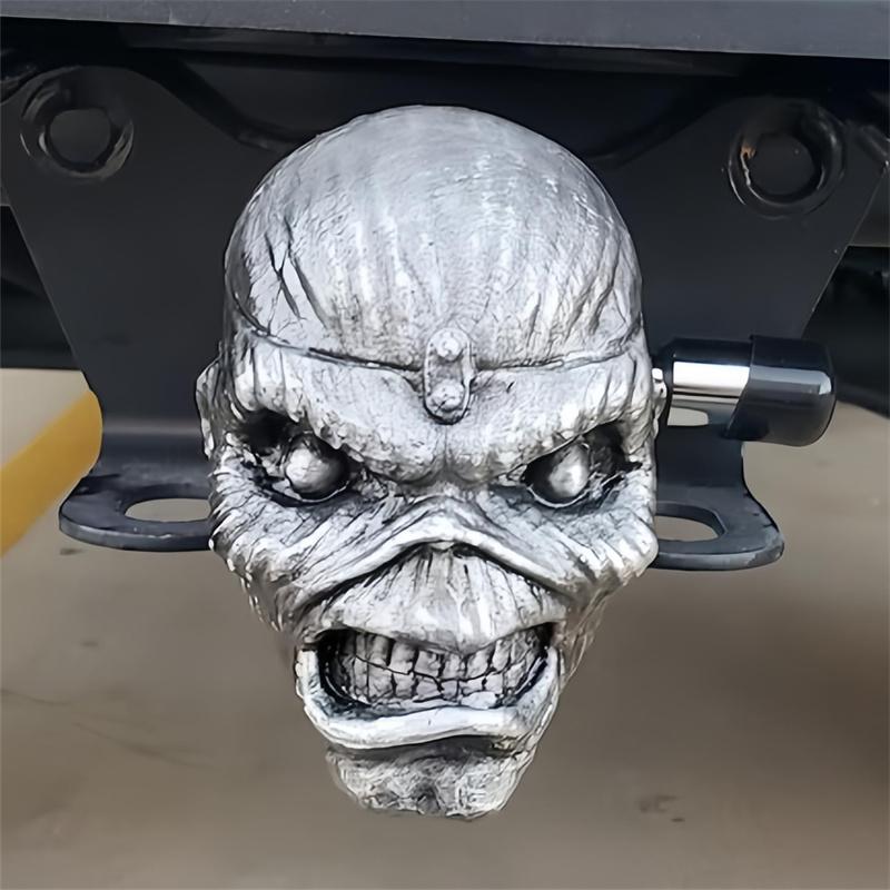 Skeleton Sculpture Hook Cover Funny Unique Trailer Hitch Cover For Truck Suv Cars Accessories Standard 2" Trailer Hitch Receiver