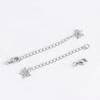 18K Gold-Plated Dolphin Shell Tail Extension Chain for DIY Bracelets/Necklaces with Lobster Clasp – High Color Retention, Fashionable Light Luxury