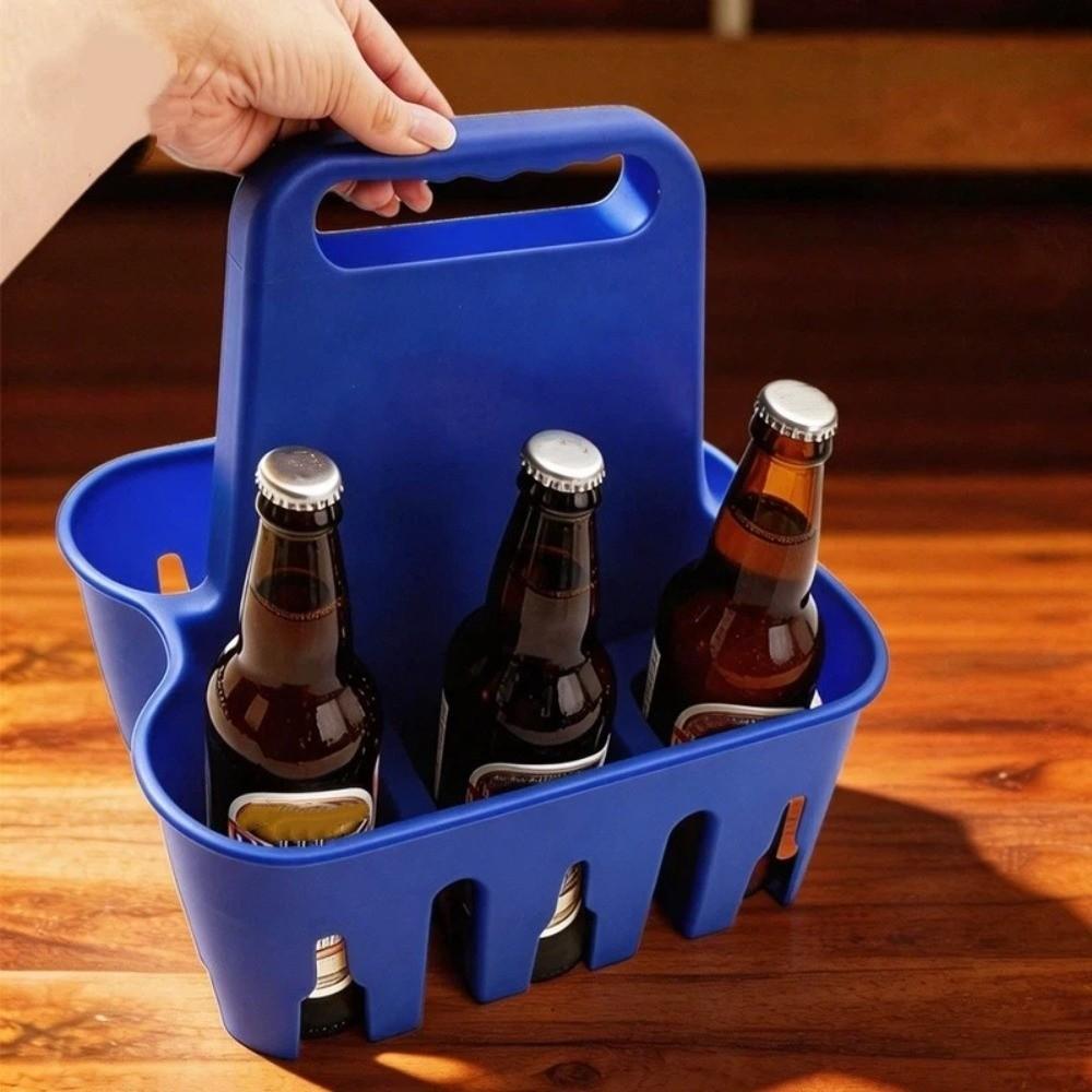 Plastik Bierflaschenträger 6er Pack Kapazität Wasserflaschen Träger Bierkorb Bar Party