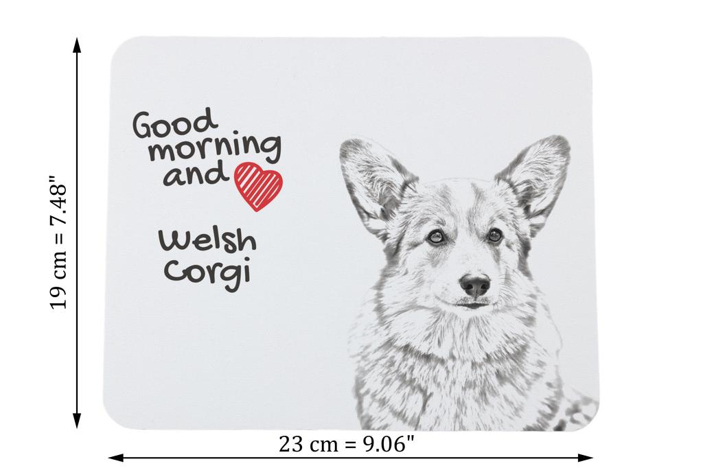 Pembroke Welsh Corgi – Mouse pad with print, personalized dog-themed mouse pad | Art-Dog