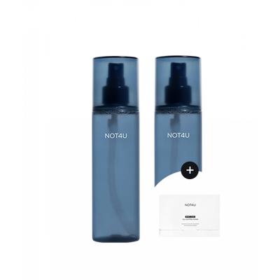 Not4u [2 confezioni] Body Mist Trasparente da Uomo 200ml
