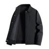 Jas Kraag Business Casual Top met Dikke Velours Isolatie Jas voor Heren