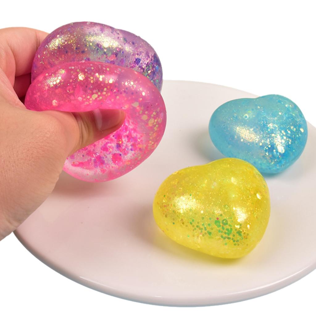 Maltose Cute Colorful Aurora Love Squeezing And Venting Toy Slow Rebound Stress Relieving Toy Adult Gift