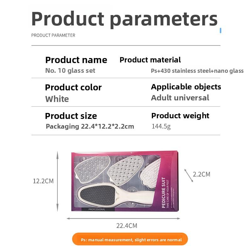 1 Satz Fußreibebrett Haushalt Fußpflege Werkzeuge Exfoliator Fußschönheit Haushalt Abgestorbene Haut Keratin Schleifer Fußschleifer