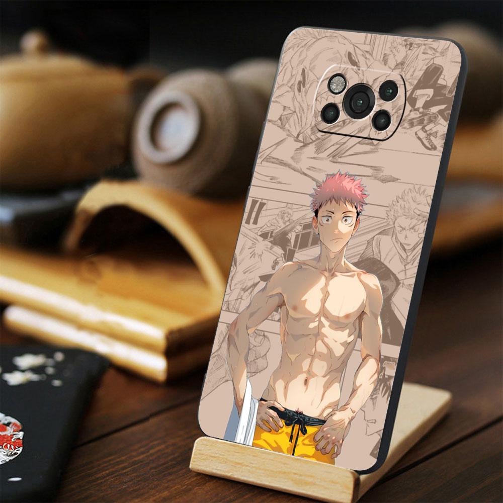 

Чехол для телефона Xiaomi POCO MI 11 lite 11T X4 X3 NFC M3 M4 Pro 5G F4 GT 9T F3 10T, сумка в виде аниме-дзюдзюцу кайсен POCO X4 NFC