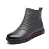 Fashion GKTINOO Autumn Winter Woman Genuine Leather Ankle Boots Female Casual Shoes Women Waterproof Warm Snow Boots Ladies Shoes