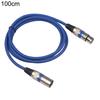 Audio Cable Shielded Anti-interference 100/180cm 3Pin XLR Male to Female Microphone AUX Cord for Mixer
