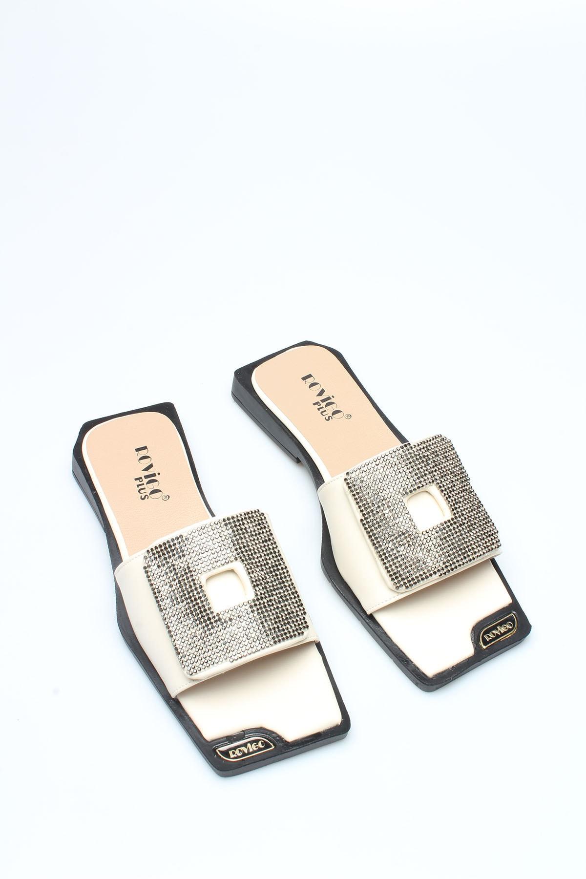 

Beige Skin Stone Women s Slippers 36 бежевий